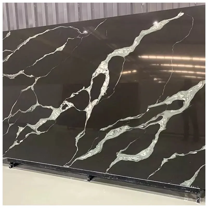 Calacatta Noir Quartz Slabs