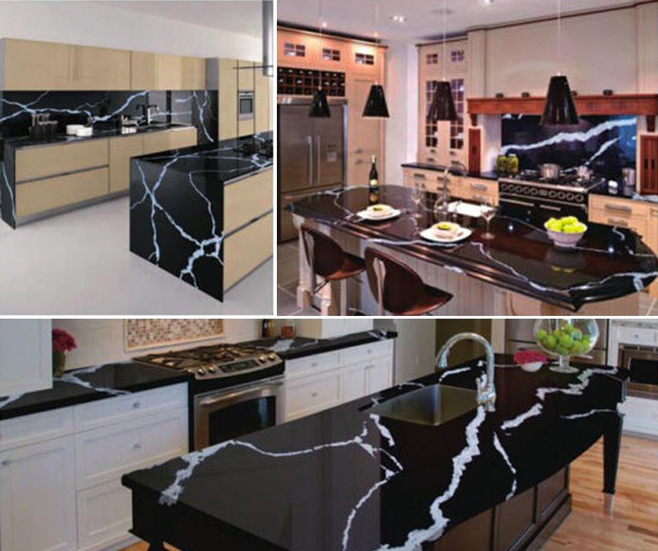 Calacatta Noir Quartz Countertops Calacatta Noir Quartz Countertops