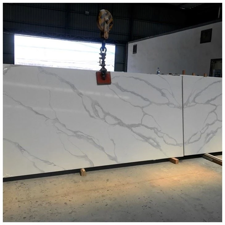 Calacatta Arno Quartz Slab For Kitchen Countertops