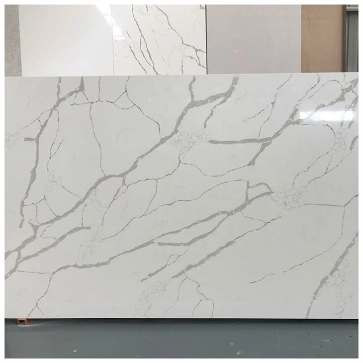 White Calacatta Arno Quartz Slab