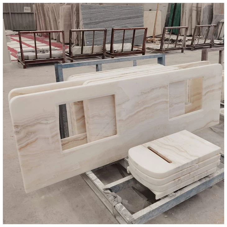 تاپ روشویی اونیکس سفید