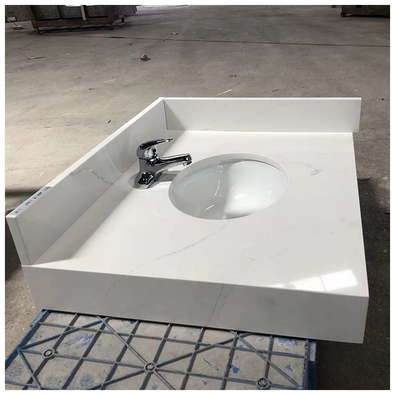 Calacatta Quartz Vanity Countertops