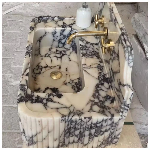 Full Body Calacatta Viola Marble Vanity Top Full Body Calacatta Viola Marble Vanity Top