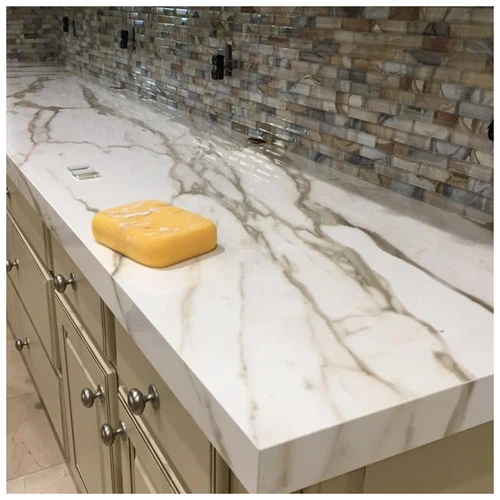 Calacatta Marble Countertops In Villas-KA UNITED Calacatta Marble Countertops In Villas-KA UNITED