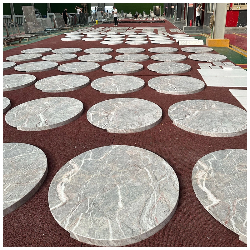 Fior Di Bosco Marble Round Tea Tables Fior Di Bosco Marble Round Tea Tables
